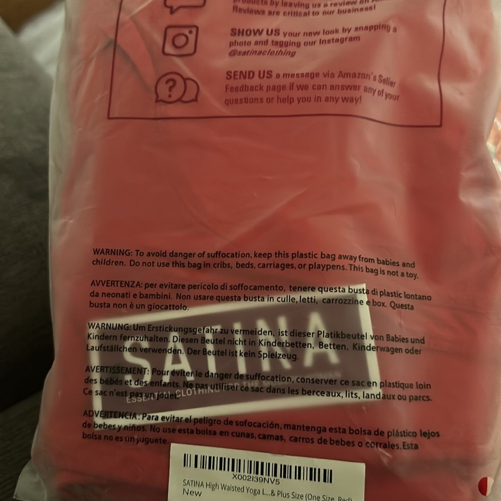 ⚡️ NWT SATINA Res High Waisted Leggings with Pockets - 3 Inch Waistband One Size - Picture 3 of 3